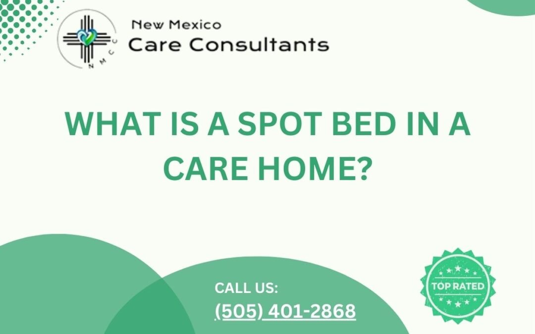 What is a spot bed in a care home?