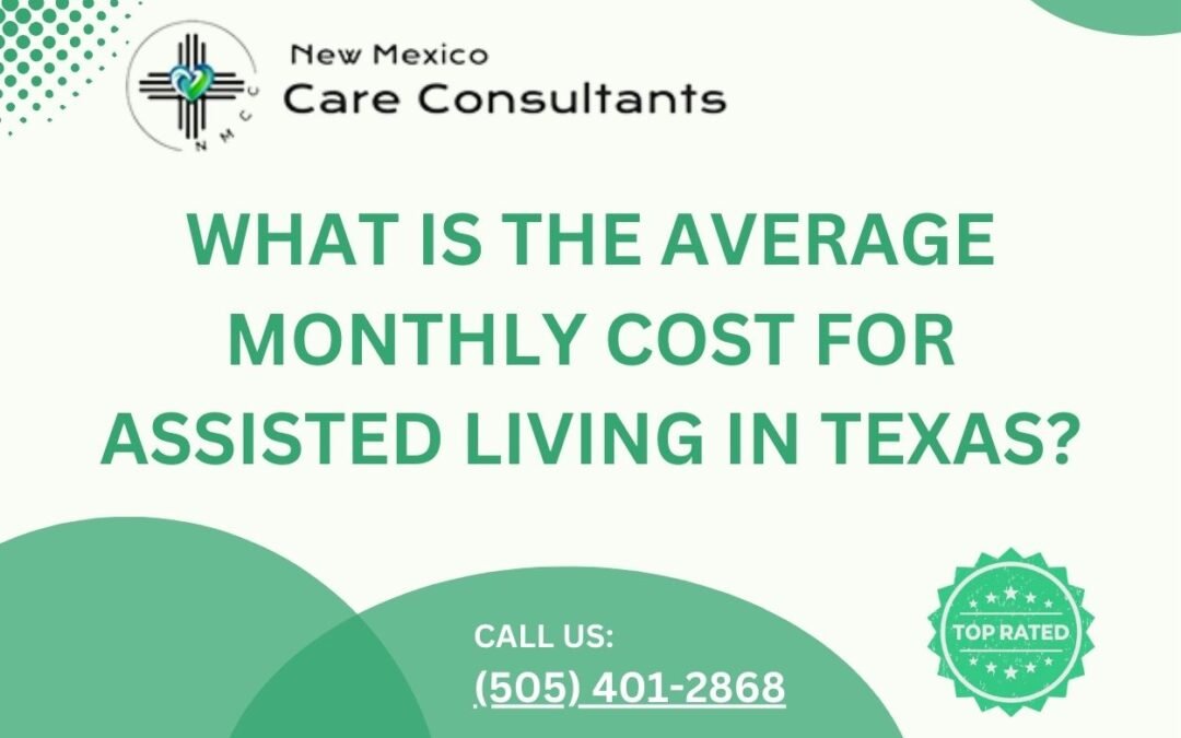 What is the average monthly cost for assisted living in Texas?