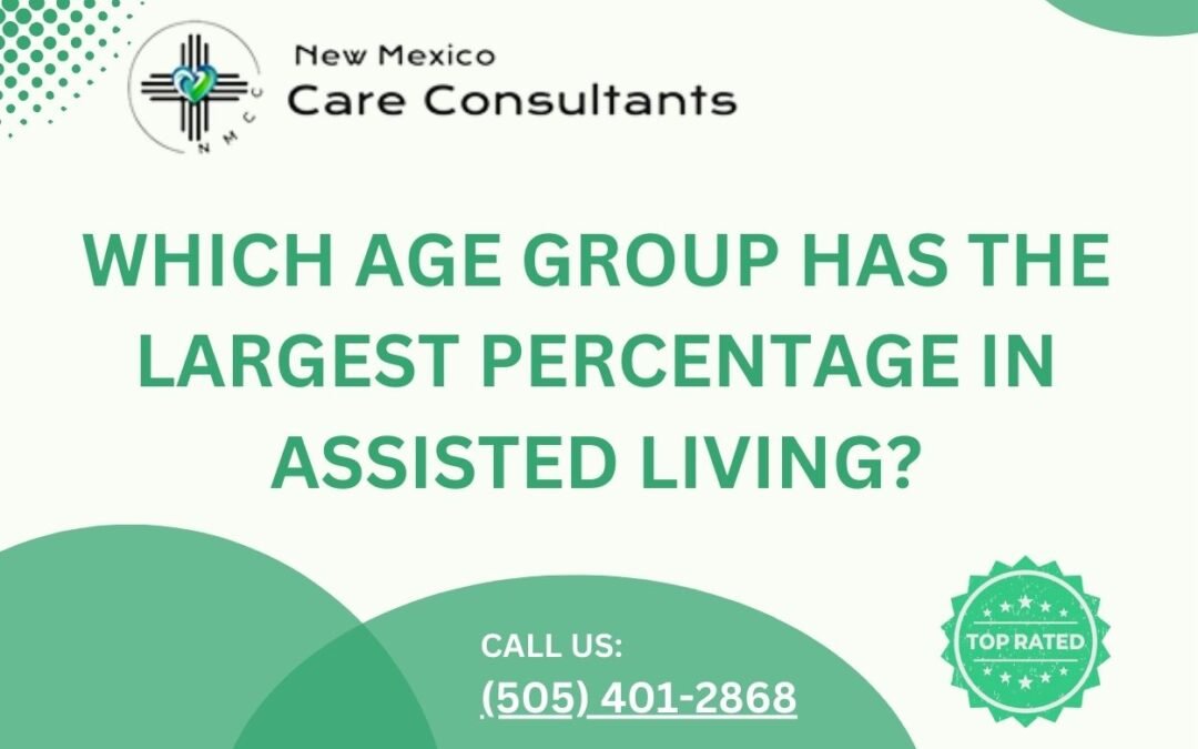 Which age group has the largest percentage in assisted living?